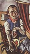 Max Beckmann Self-Portrait as a Clown oil painting